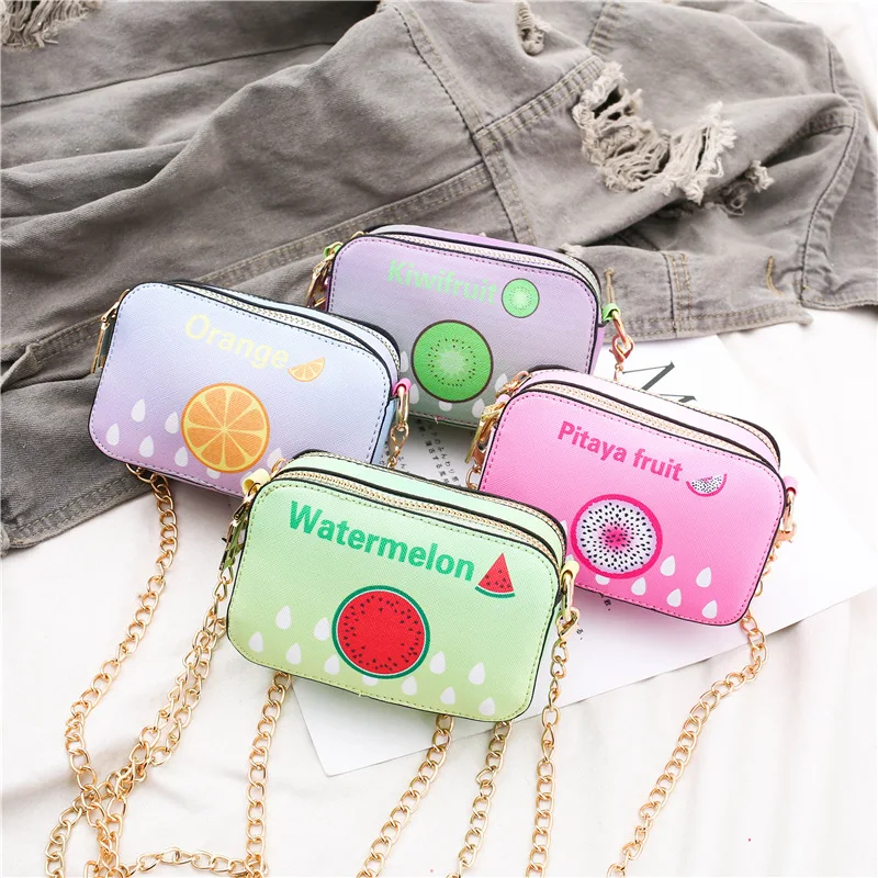 

Korean-style CHILDREN'S Bag 2019 Spring And Summer New Style Printed Square Sling Bag Men And Women Children Shoulder Bag Baby A