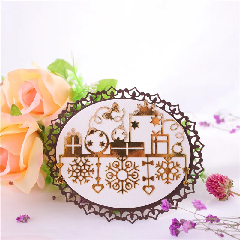 

DiyArts Christmas Dies Snowflake Metal Cutting Dies New 2019 for Card Making Scrapbooking Embossing Cuts Craft Dies Decor