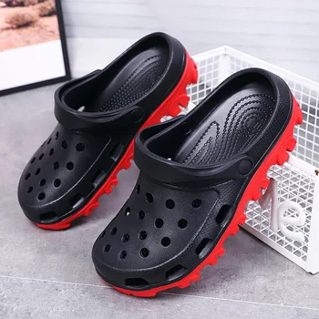 

Beach Sandals Men Slippers Casual Breathable Valentine Slippers Outdoor Sandals Flip Flops Lightweight Zapatillas Hombre