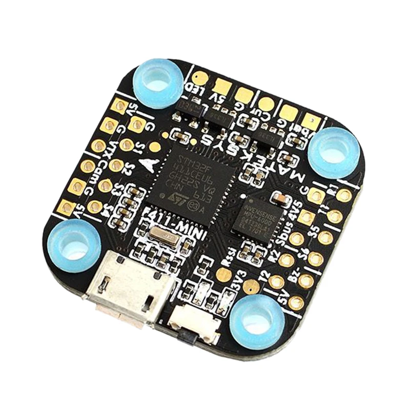 20X20 мм F411-Mini мини F4 Контроллер полета AIO OSD BEC и Светодиодная лента - Цена: 
