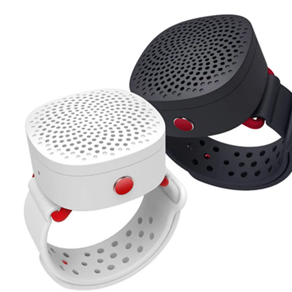 Приятный для кожи мини-динамик Bluetooth на запястье дома улицы спорта фитнеса