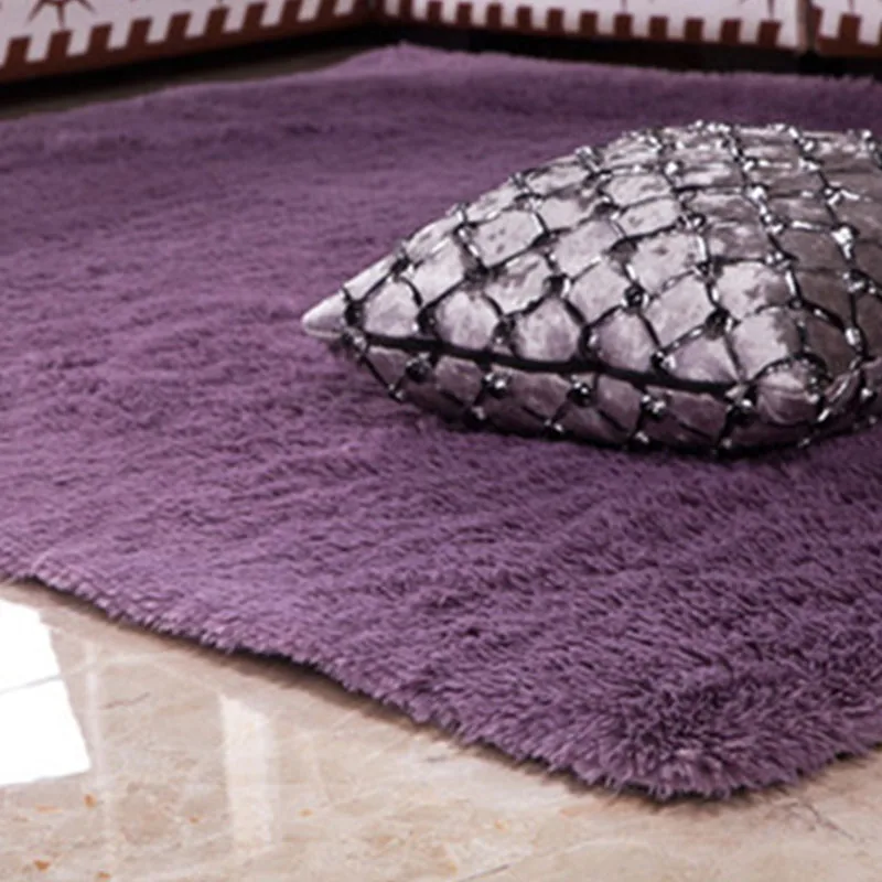 New Plush Shaggy Soft Carpet Faux Fur Area Rugs Slip Resistant Non-slip Floor Mats For Parlor Living Room Bedroom Home Supplies