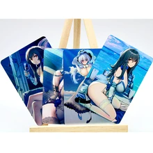 Tarjetas Flash de colección New2021Azur Lane, tarjetas de juguete de colección Otaku, regalos suaves para amigos, álbum de colección, personaje Louis IX