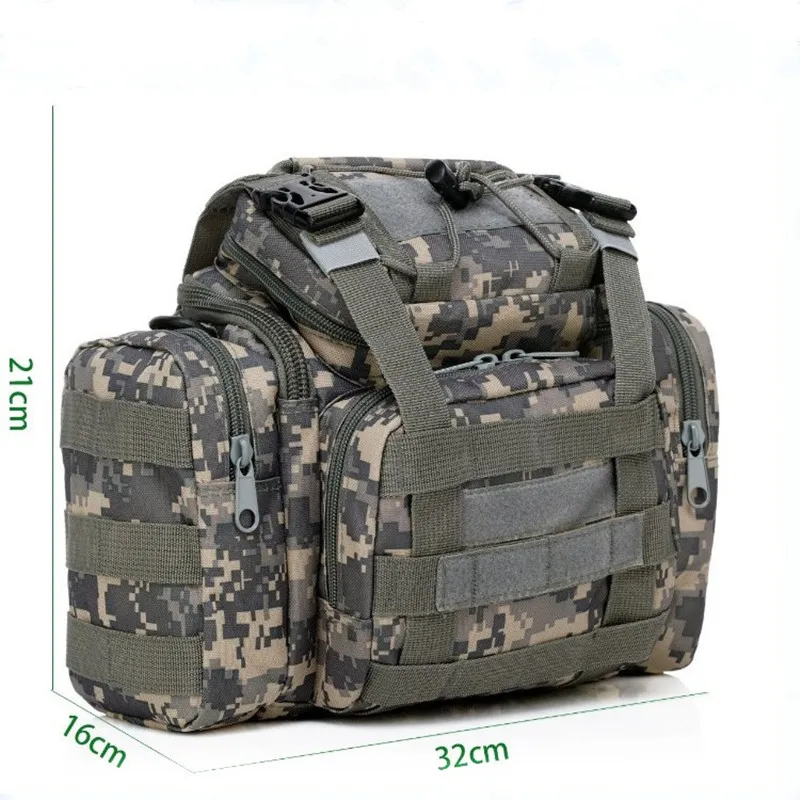 15L Capacity Fishing Bag 2020 Single Shoulder Outdoor Bags Tourism Mountaineering Hiking Oxford ClothPackage | Спорт и развлечения
