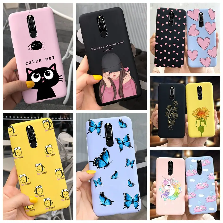Чехол для Huawei Nova 2i мягкий матовый Силиконовый чехол ярких цветов Mate 10 Lite RNE-L21 RNE-L22