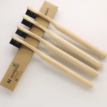 100 шт бамбуковая зубная щетка пустые коробки для взрослых зубная щетка мягкая щетина