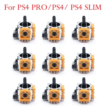 

100pcs/Lot Original 3D Rocker Analog Joystick Replacement Yellow for Sony PlayStation 4 PS4 DualShock 4 Wireless Controller