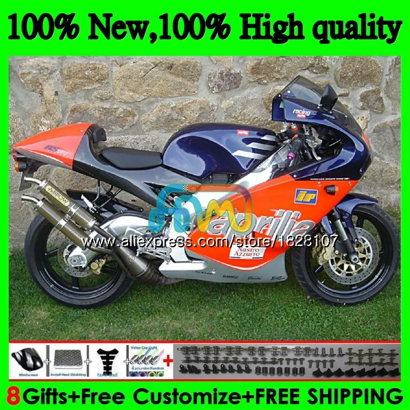 RS125R для Aprilia RS 125 R RR синий orange RS125 99 00 01 02 03 04 05 64BS. 6 RS4 RS-125 1999 2000 2001 2002 2003 2005 обтекатель - Цвет: No. 1