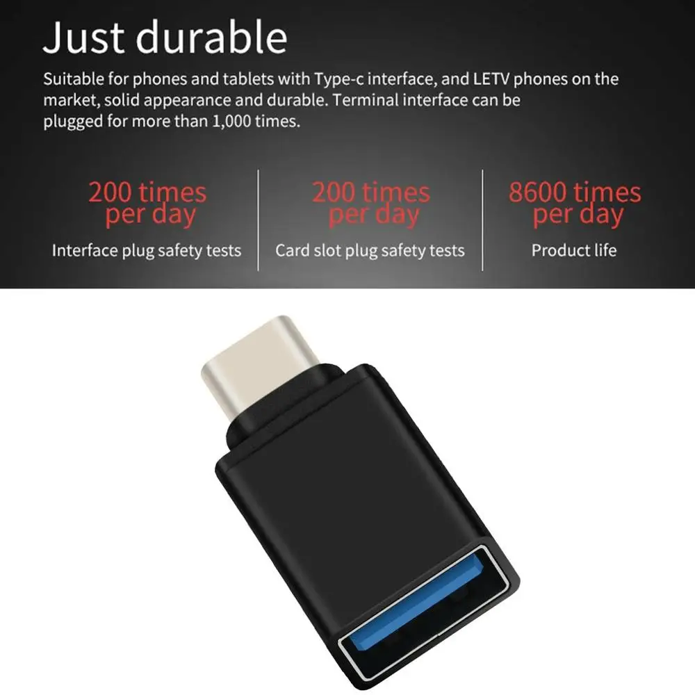 3 шт. Портативный USB 3,1 type-C штекер USB 3,0 A Женский конвертер USB кабель адаптер прочный корпус из алюминиевого сплава ультра светильник