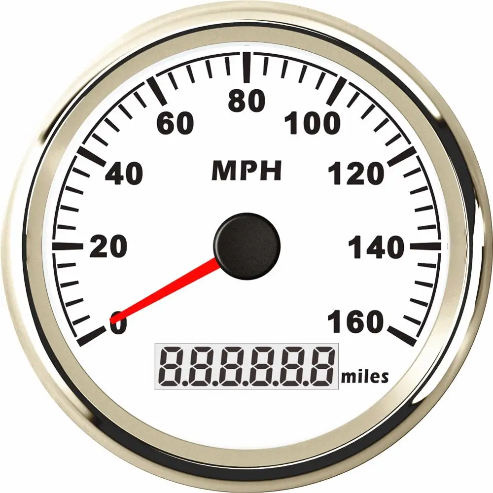 85 мм спидометры GPS тюнинговые 0 160MPH водонепроницаемые скоростные Mileometers 9 32v ЖК