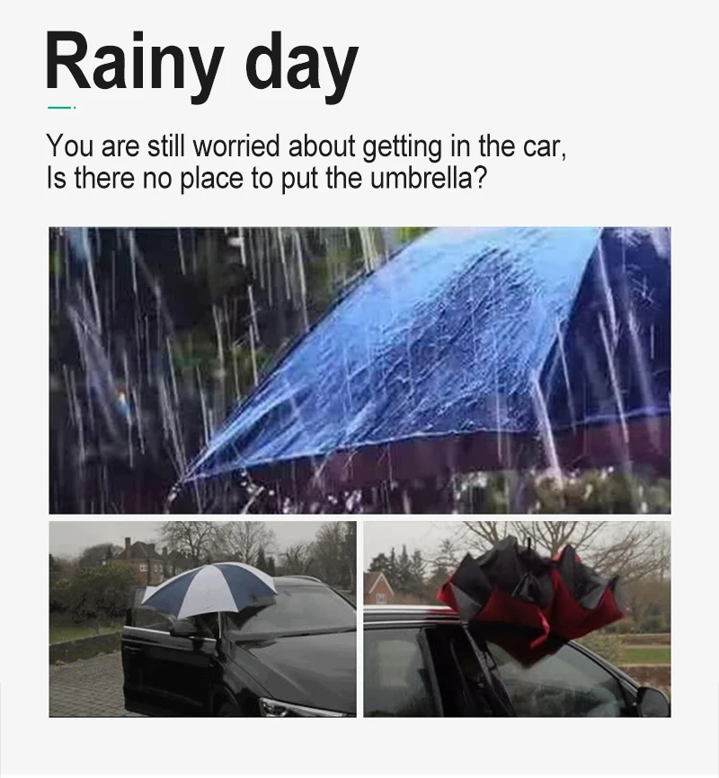 Car Umbrella Storage Box Multifunctional Organizer Barrel Car Folding Hanging Water Bottles Rack Umbrella Bucket Stowing Tidying