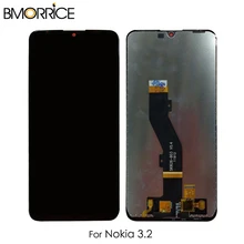 ЖК-дисплей для Nokia 3,2, сенсорный ЖК-экран, дигитайзер, стекло в сборе, замена, черный, без рамки, 6,26"