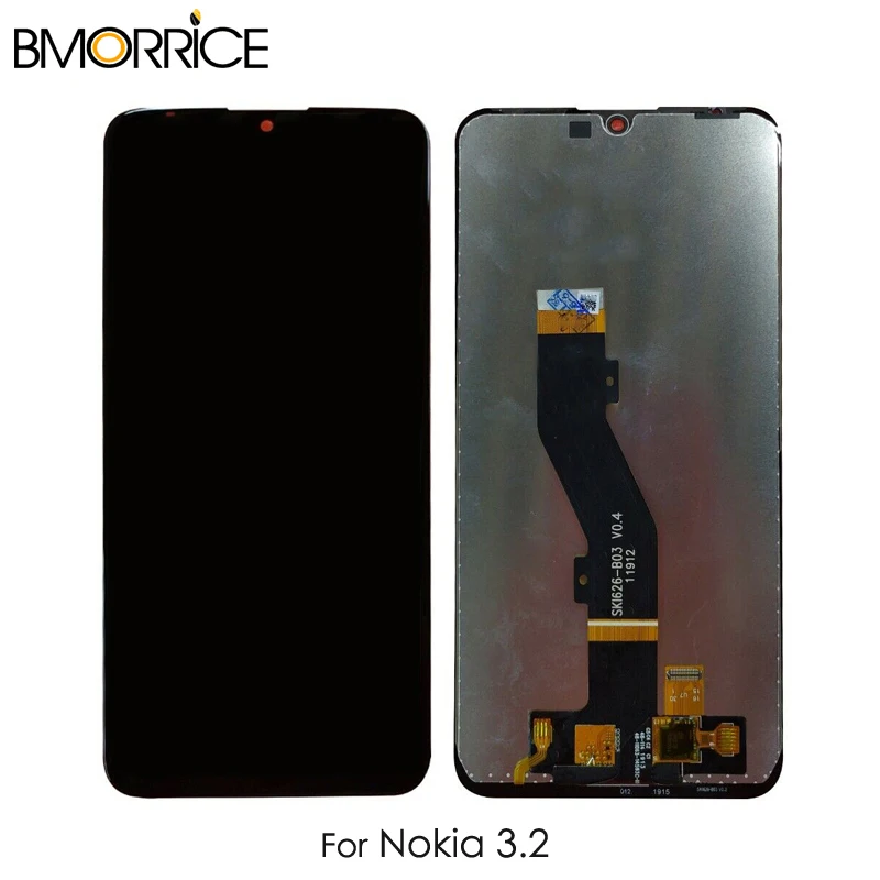 

LCD Display For Nokia 3.2 LCD Touch Screen Digitizer Glass Assembly Replacement Black No Frame 6.26