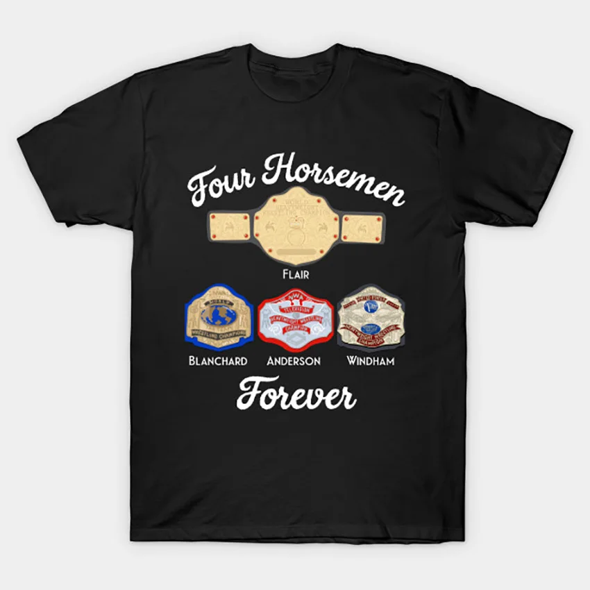 Футболка Four Horsemen Forever, футболка Four Horsemen, anderson blanchard, windham ric flair, barry tully, four horsemen arn