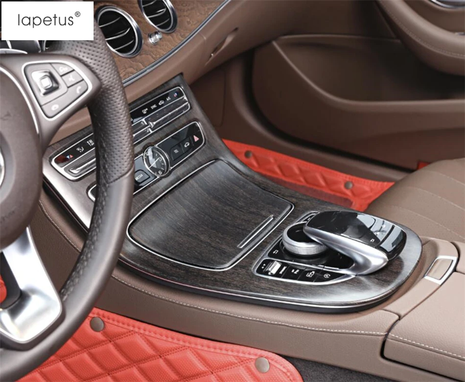 Lapetus аксессуары для Mercedes Benz E Class W213 коробка передач переключения передач Панель литья крышка комплект отделка/ABS