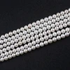 Fine Jewelry Hot Selling Chinese Akoya Round Shape Natural White Color Pearl Strand 3