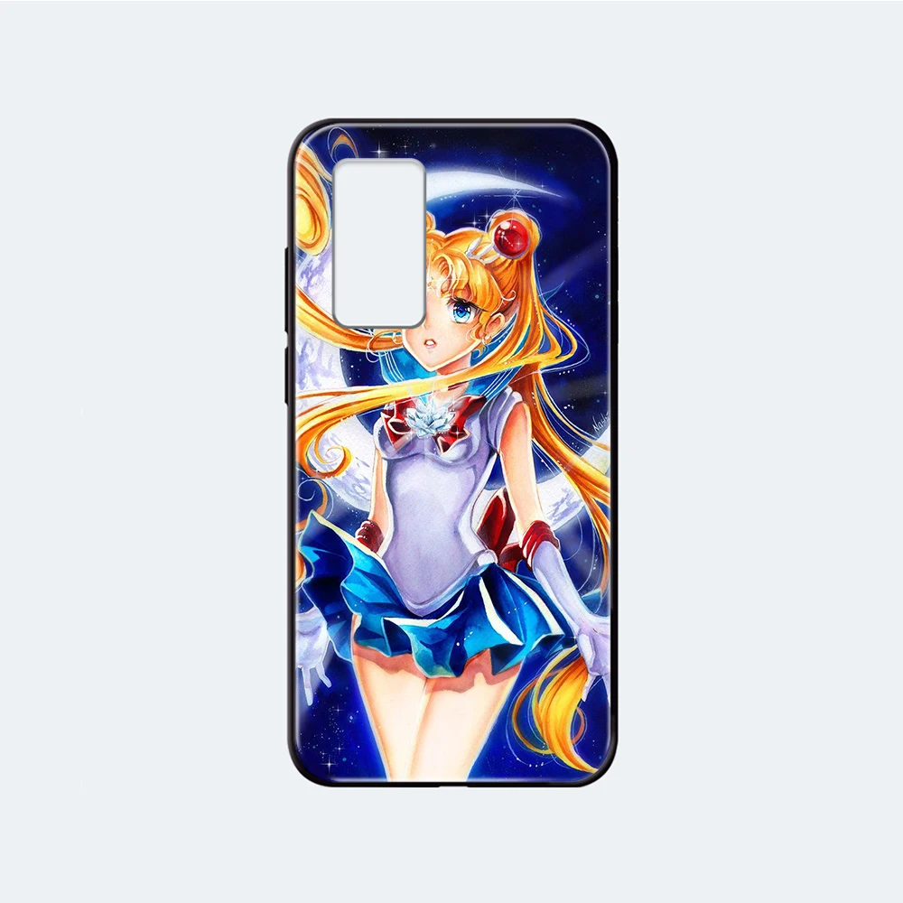Чехол для телефона с изображением аниме японского Сейлор Муна корпус Huawei nova P Y 2 3 6