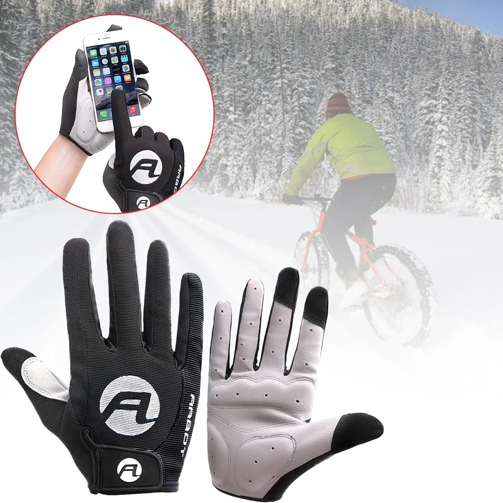 

1Pair Anti-skid Sun-proof Touch Screen Gloves High Temperature Resistance Mountain Motobike Warm Keeping Outdoor Cycling Running