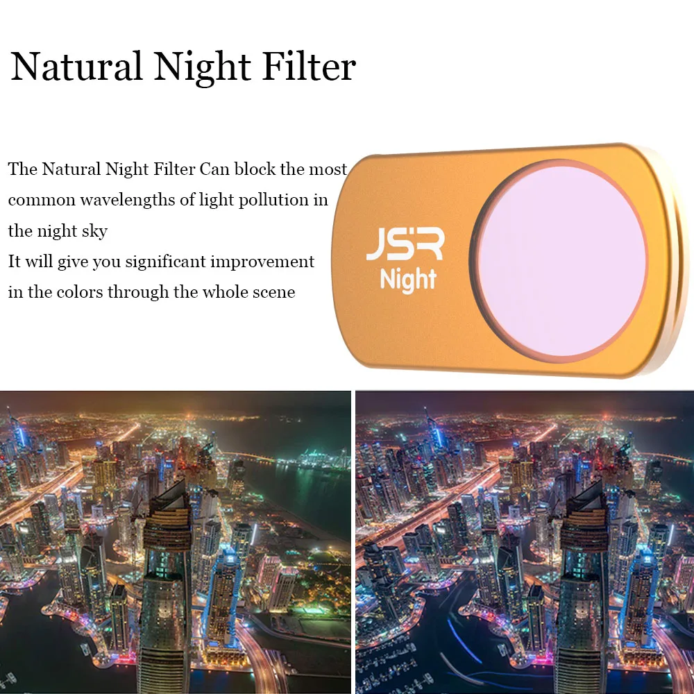Night Filter 1pcs Ddo фильтр для DJI Mavic Mini фильтры NDPL8+ ND16PL+ 32+ ND64PL набор круговой нейтральной плотности Mavic Mini камера DJI аксессуары - Цвет: Night Filter 1pcs