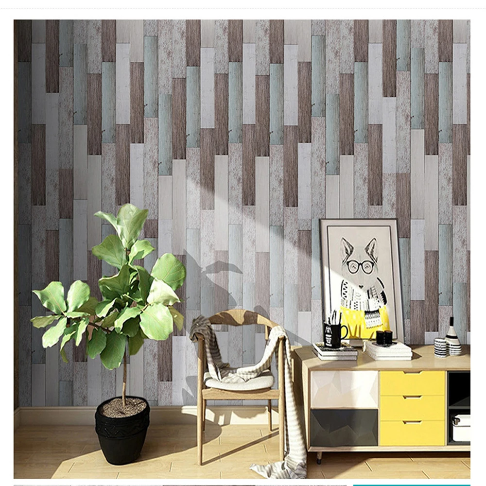 

3M PVC Waterproof Waist Line Wood Self Adhesive Skirting Line Wallpaper Living Room Decor Vinyl Border Wall Stickers Background