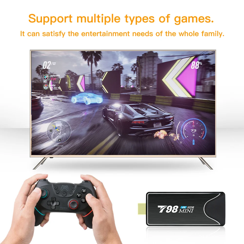 HONGTOP tv stick 4k RK3318 quad core android 10 2 Гб оперативной памяти 16 встроенной 4G и 5G WI FI play store HD