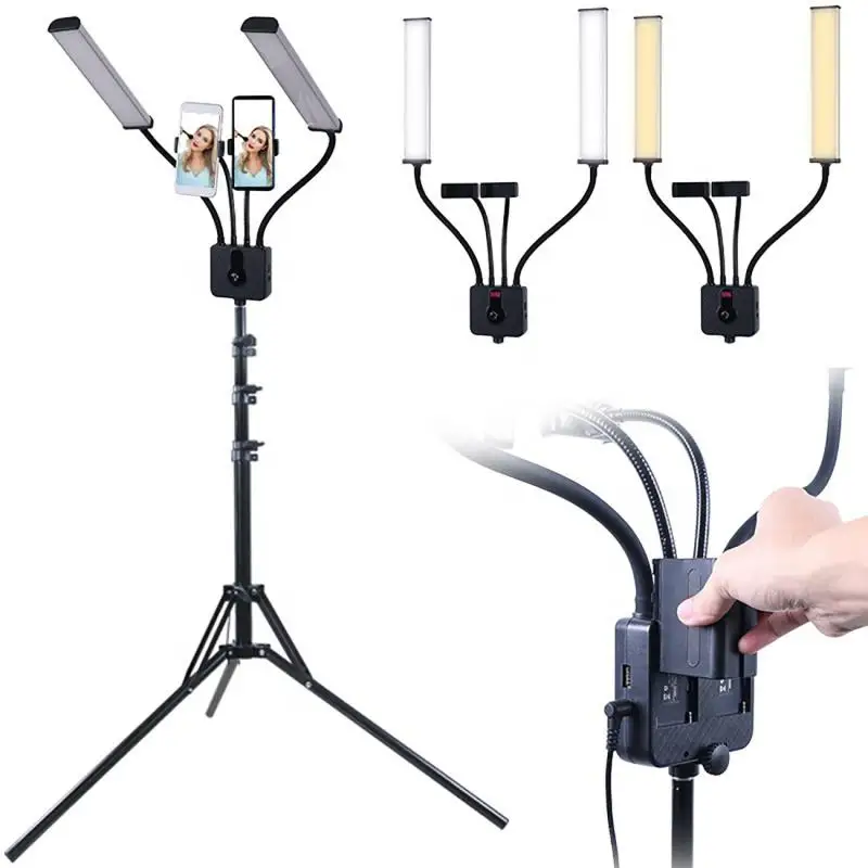 Multimedia Extreme Photography Light With Selfie Function Led Video Lamp Ring 1.6m Tripod For Youtube Makeup | Электроника