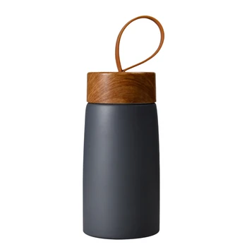 

260ml Gift Vacuum Cup Stainless Steel Tumbler Shape Outdoor Insulated With Handle Flask Coffee Mug Home Office Cute Mini School