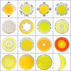 Dropshipping Round COB LED Chip Spotlight Floodlight Indoor Lighting 3W 5W 10W 20W 50W 200W LED Light Srouce Circular COB Board