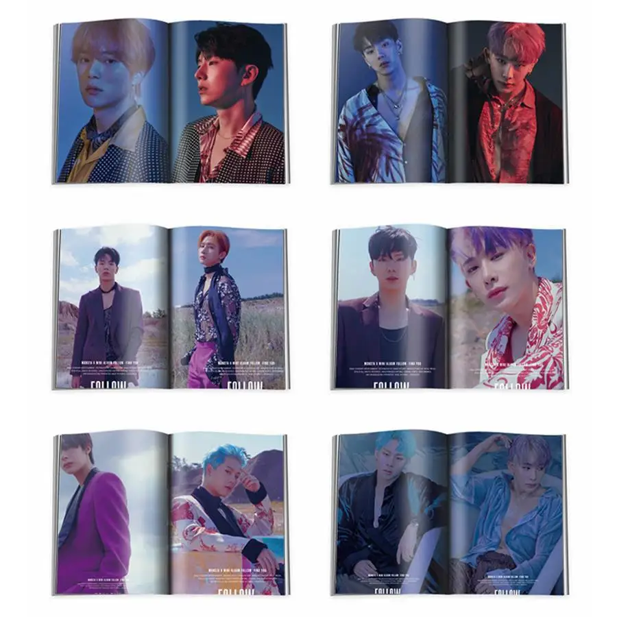 Kpop Monsta X Find You Mini Photo Book Shownu I M HD фотография альбом плакат картина
