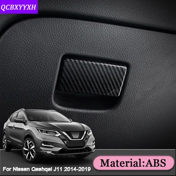 

For Nissan Qashqai J11 2014-2019 Rogue Sport 2017-2019 Car Interior Co-pilot Storage Box Sequins Stickers Cover Car Accessories