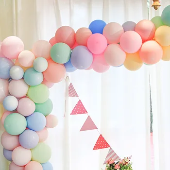 

Baloons Birthday Girl 100 PCS 10 inchs 27 color Macarons Color Pastel Balloons Latex Round Helium Baloons For Birthday Party