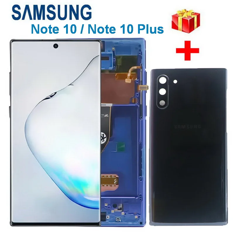Tela de Toque Lcd para Samsung 10 + Mais Original Galaxy Note N970 N9700 N970f Display Nota N975 N9750 Digitador Assembléia 100% 10 1 100% original lcd para samsung galaxy note