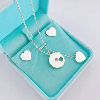 

New Fashion Women Simple Love Shape Heart Pendant Choker Necklace Beach Summer Necklace Jewelry Drop Shipping