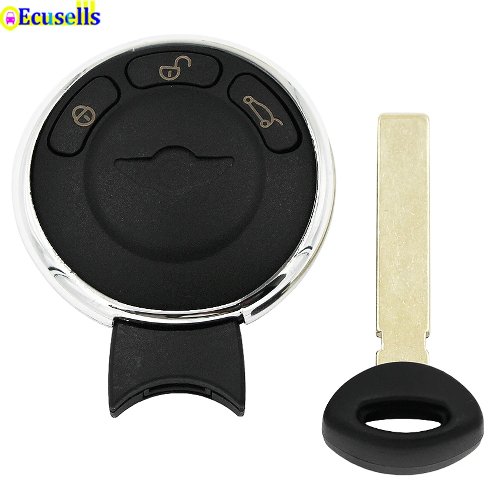 Чехол для смарт ключа с 3 кнопками Сменный без BMW Mini Cooper R56 вставным ключом|cover for