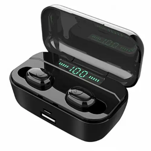 Black 3 Bluetooth 5,0, беспроводные наушники G6S, мини наушники-вкладыши, свободные руки, стерео, спортивные наушники с зарядным устройством, TWS, Игровой музыкальный наушник - Цвет: Black 3
