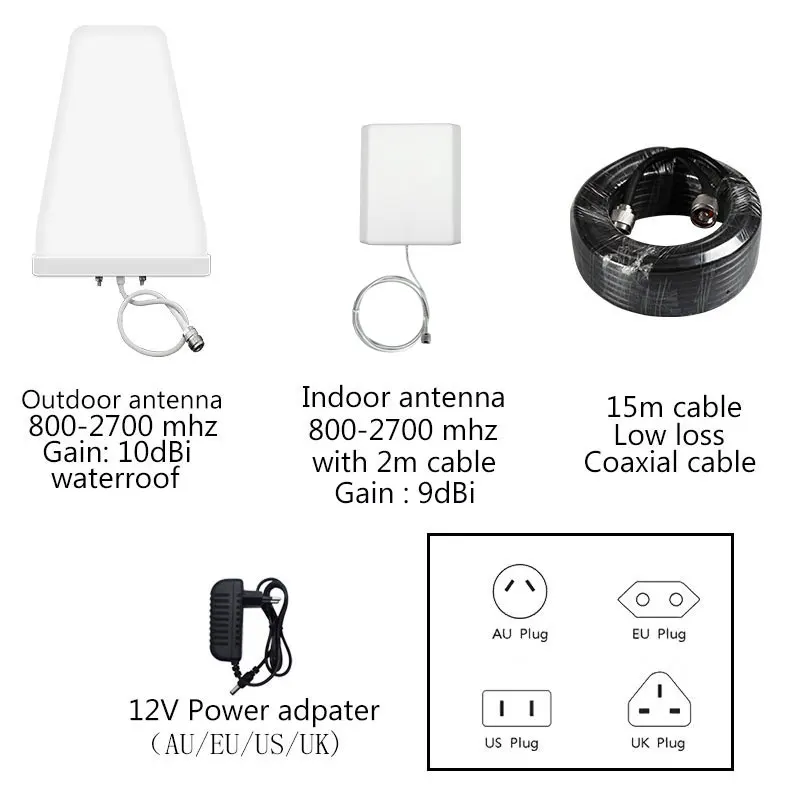 Lintratek LTE 4G усилитель сигнала сотовой связи усилитель 1800 2100 2600 lte 2g 3g 4g повторитель сигнала усилитель мобильного телефона