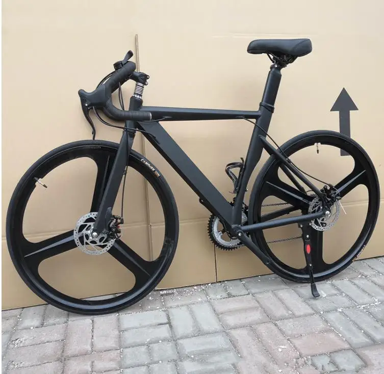 Cheap bicicleta road bike   700C*23  road  bicycle man& woman bike  18  speed   Disc  brakes 2