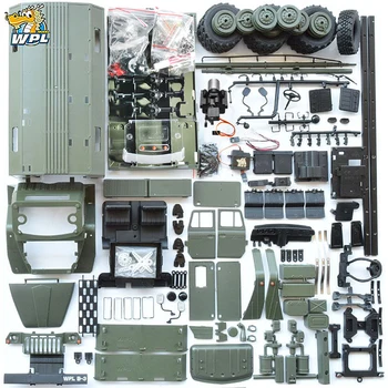 

WPL B36 1:16 Ural RC Car 6WD Military Truck Rock Crawler Command Communication Vehicle KIT Toy Carrinho de controle