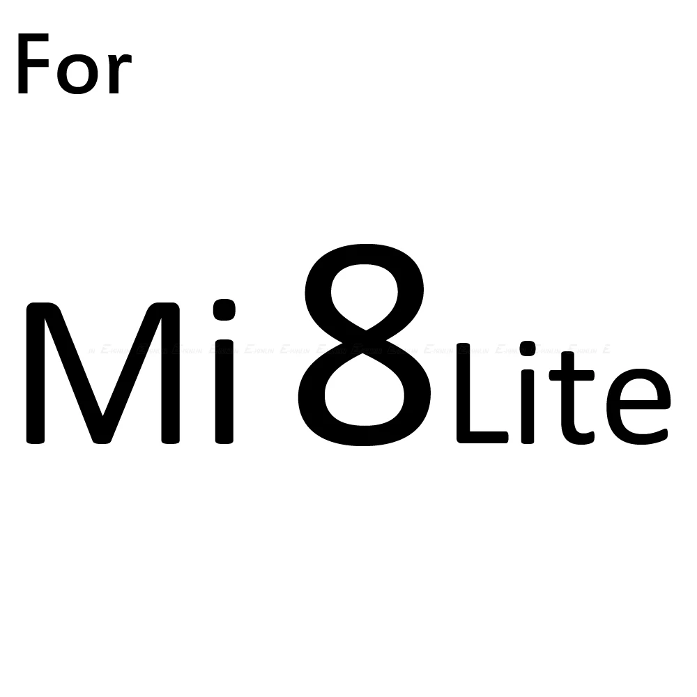 Задняя крышка экрана для Xiaomi Mi Note 10 9T 9 8 SE Pro 5 PocoPhone F1 A3 A2 Lite Play защитная пленка из углеродного волокна не стекло - Цвет: For XiaoMi Mi 8 Lite