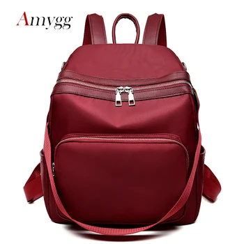 

Popular Backpack Female Backpack High Capacity Style Korean-style Fashion Oxford Cloth Versatile Large-Volume Travel School Bag