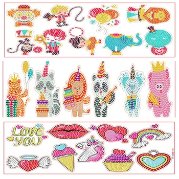 

DIY Mini-Patterns Diamond Embroidery Princess Diamond Painting For Children Round Diamond Sticker For Cup Book Phone Decoration