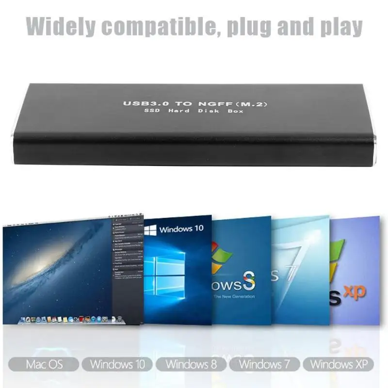 Горячая Распродажа внешний корпус SSD USB 3 0 1 Type C для адаптера M.2 6 ГБ/sHDD операционная