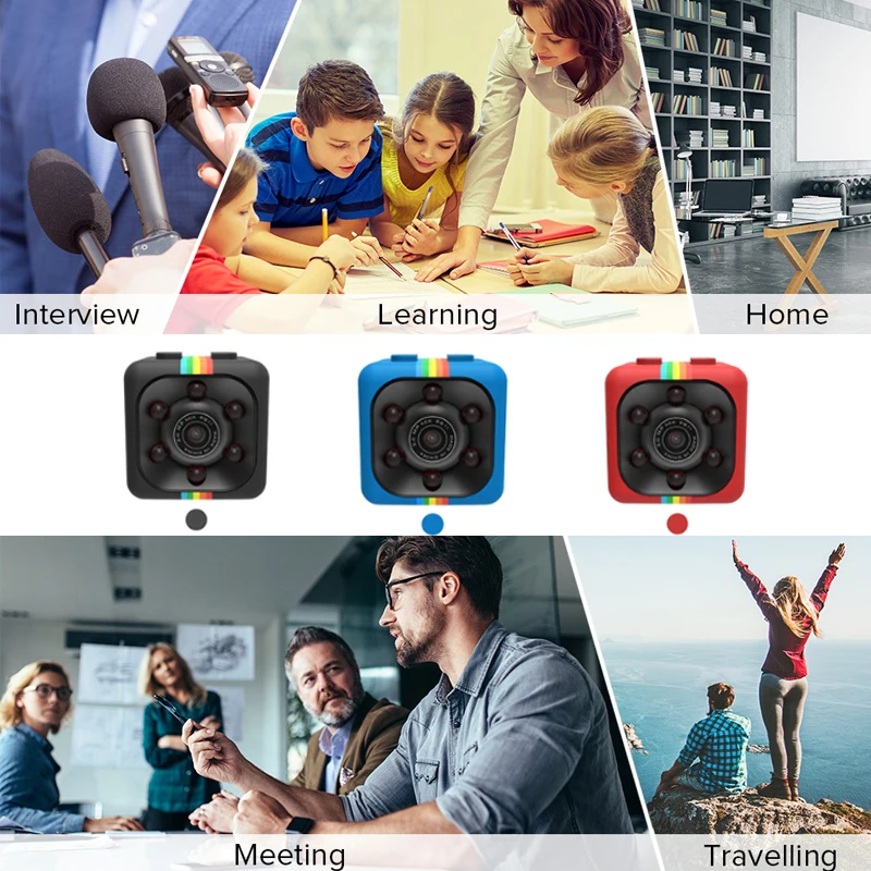 JOYTOP мини камера HD 1080P SQ11 датчик ночного видения Видеокамера движения DVR микро камера DV Спорт Видео Мини камера