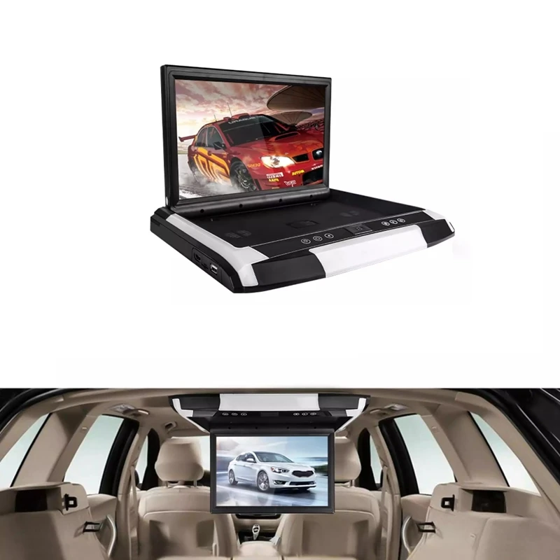 12 1 дюймовый откидной монитор MP5 FM USB Ультратонкий автомобильный DVD-плеер