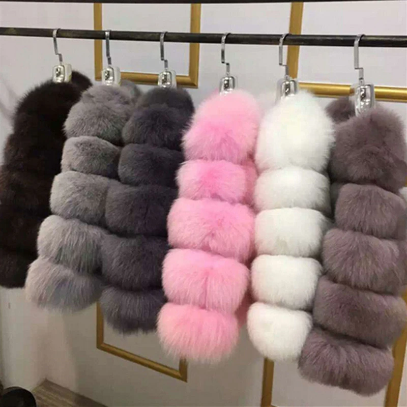 FURSARCAR Women's Fox Fur Coat Warm Natural Genuine Leather Fox Ladies Slim Short Leather Jacket 2021 Fashion Lxury Thick Fur