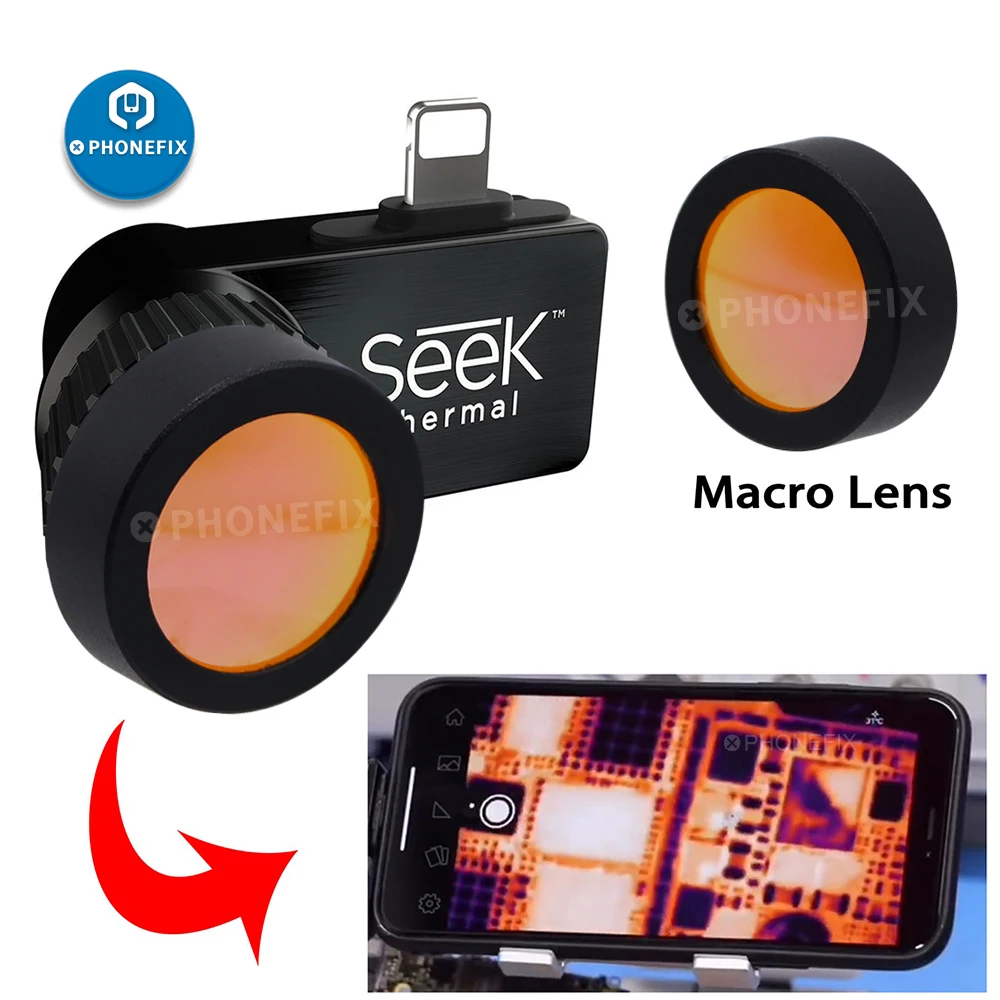 Seek Thermal Imaging Macro Lens for SEEK Compact PRO/ Compact /Compact XR Android Camera Lens Replacement SEEK Focusing Lens