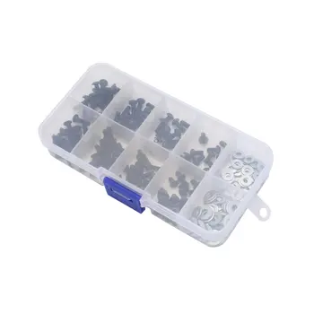 

HOT SALE Screws Box Set for 1/10 HSP Traxxas Tamiya HPI Kyosho D90 SRC10 Remote Control RC Car Parts 180pcs