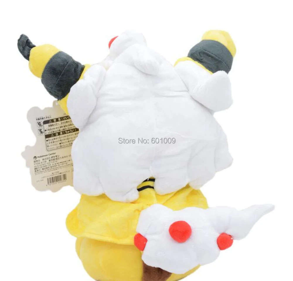 EMS 30/лот Ampharos Пикачу 30 см плюшевые куклы мягкие животные мультфильм лучшие подарки