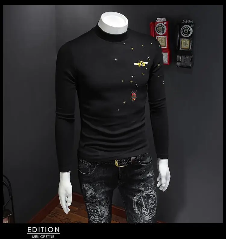 AH11673Fashion мужские топы и тройники Подиумные Роскошные известный бренд Европейский дизайн Короткие вечерние футболки с принтом мужская одежда