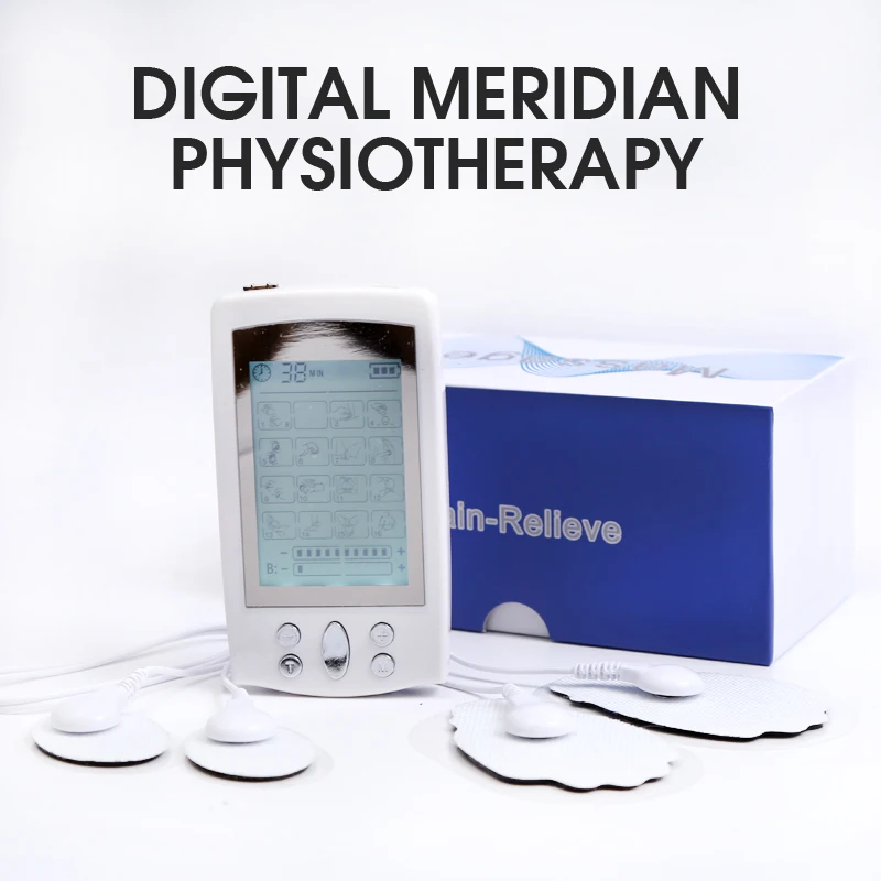 

16 Modes Dual Output TENS Unit Electronic Pulse Pulse massager Electric Physiotherapy Device body Muscle Stimulation Therapy